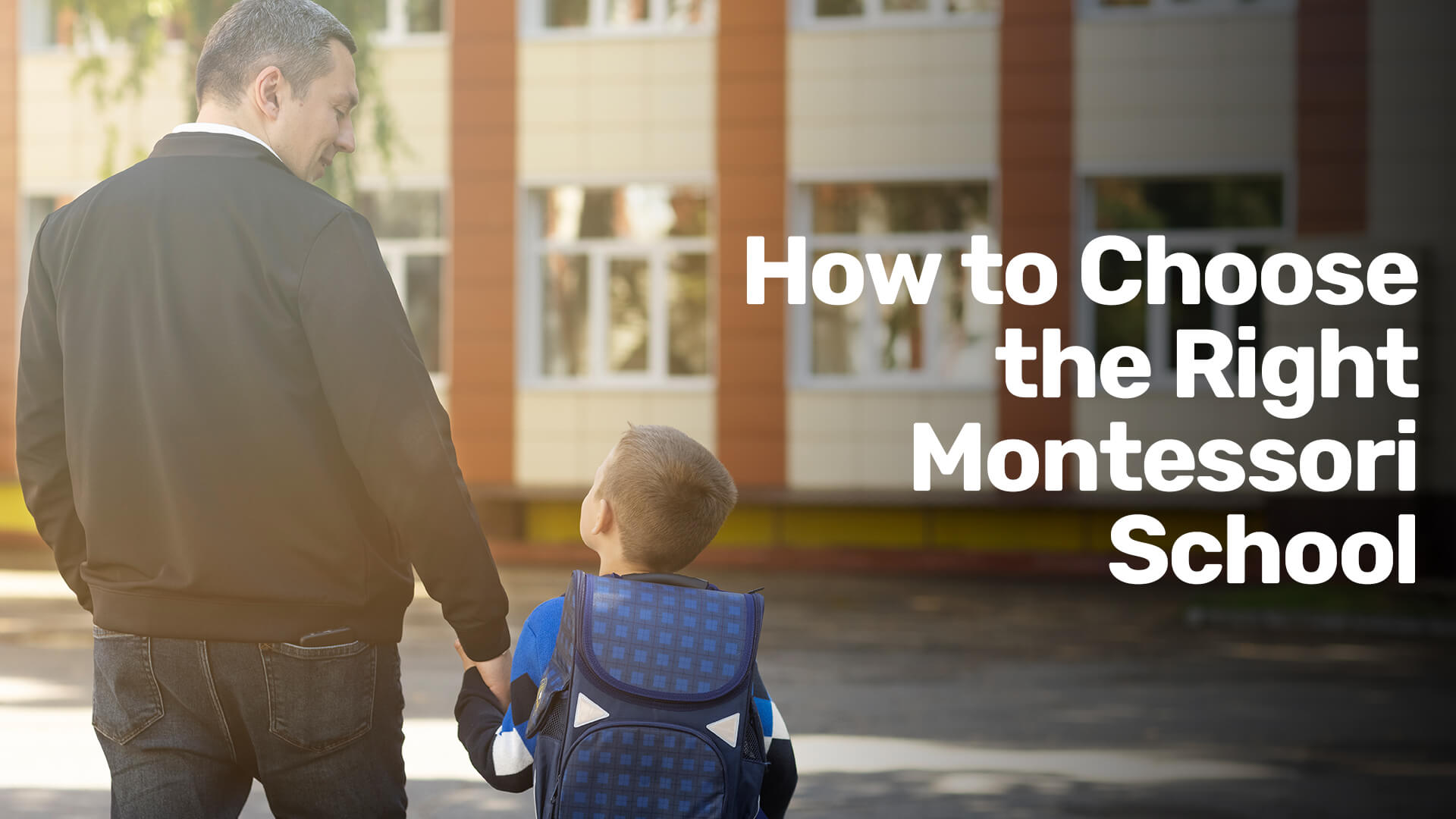 Welcoming Montessori school entrance in Garland Texas for families choosing early education